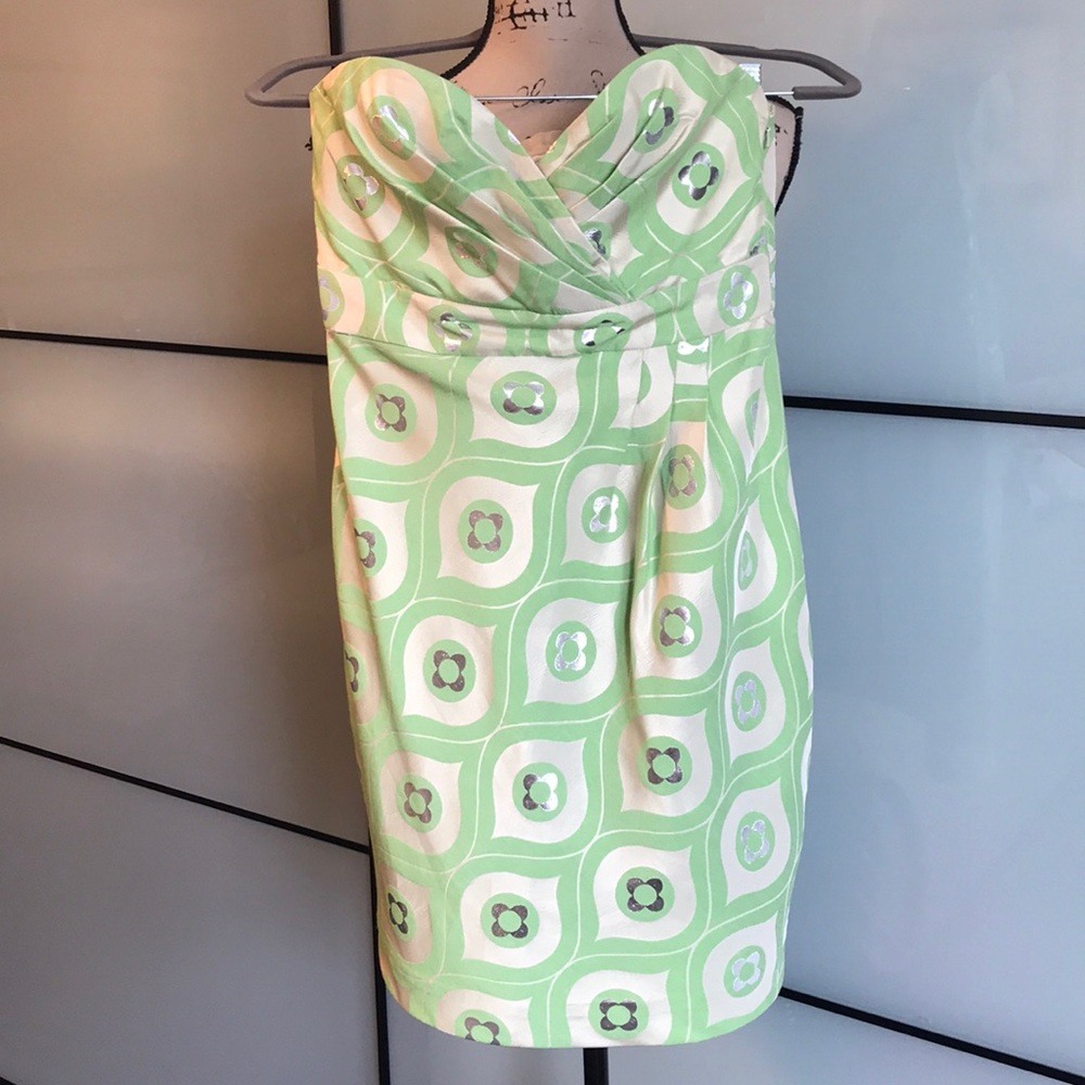 tibi strapless dress